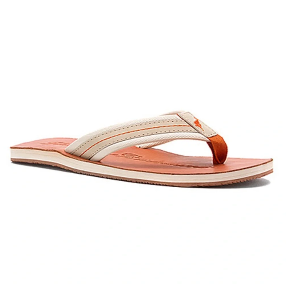 TOMMY BAHAMA TALLON BURNT ORANGE FLIP FLOP MENS SIZE 13